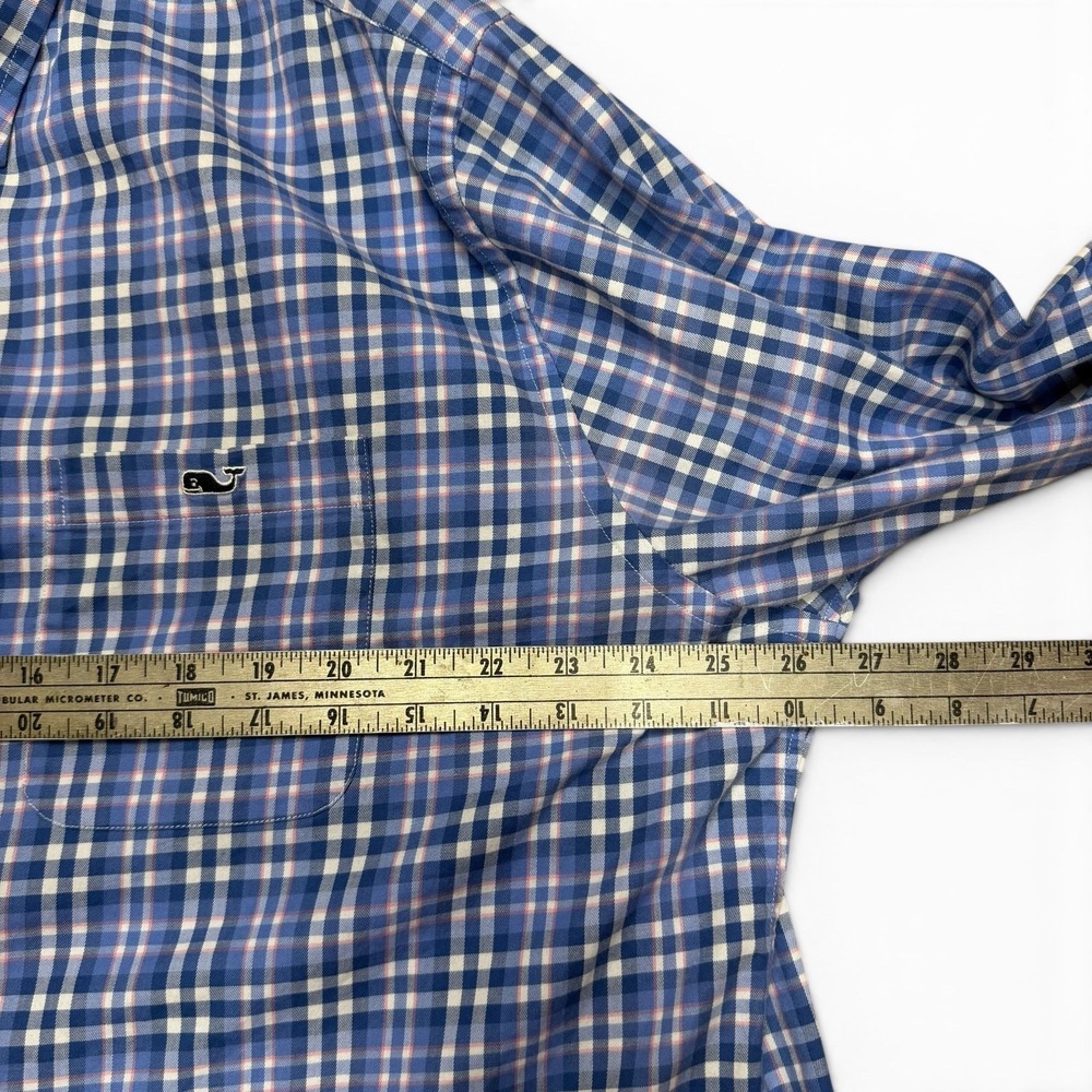 Vineyard Vines Men's SLIM FIT Tucker Shirt Button Down Cotton Lycra Blue XXL - Picture 8 of 13